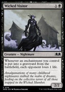 Wicked Visitor⁣ - Wilds of Eldraine⁣ (Common)⁣ [118] - El Duelista