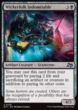 Wickerfolk Indomitable⁣ - Aetherdrift⁣ (Uncommon)⁣ [109] - El Duelista