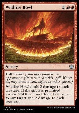 Wildfire Howl⁣ - Bloomburrow⁣ (Uncommon)⁣ [162] - El Duelista