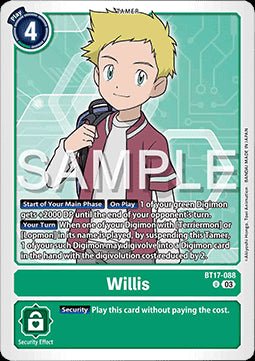 Willis (BT17 - 088) (V.1)⁣ - Secret Crisis⁣ (Uncommon)⁣ [088] - El Duelista