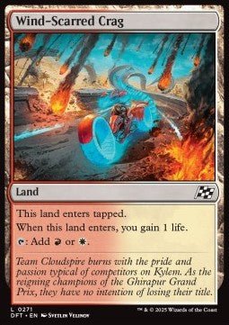 Wind - Scarred Crag⁣ - Aetherdrift⁣ (Common)⁣ [271] - El Duelista