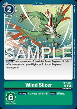Wind Slicer (EX7 - 069) (V.1)⁣ - Digimon Liberator⁣ (Common)⁣ [069] - El Duelista