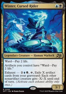 Winter, Cursed Rider⁣ - Aetherdrift⁣ (Rare)⁣ [228] - El Duelista