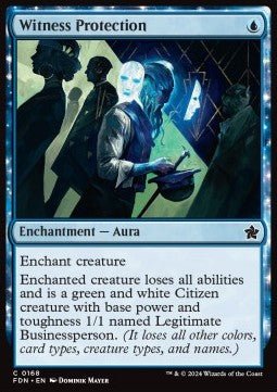 Witness Protection⁣ - Magic: The Gathering Foundations⁣ (Common)⁣ [168] - El Duelista