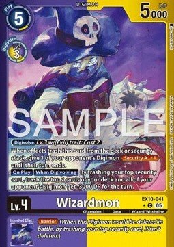 Wizardmon (EX10 - 041) (V.2) - Sinister Order (Alternative Art) [041] - El Duelista