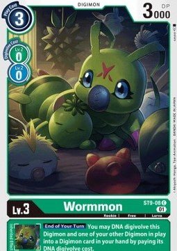 Wormmon (ST9 - 08) - Starter Deck: Ultimate Ancient Dragon (Common) [ST - 9 - 08] - El Duelista