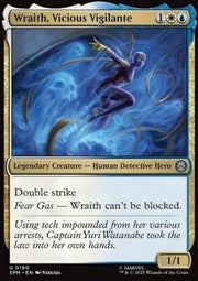 Wraith, Vicious Vigilante - Magic: The Gathering | Marvel's Spider - Man (Uncommon) [SPM - 160] - El Duelista