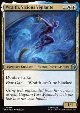 Wraith, Vicious Vigilante - Magic: The Gathering | Marvel's Spider - Man (Uncommon) [SPM - 160] - El Duelista
