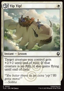 Yip Yip! - Magic: The Gathering | Avatar: The Last Airbender (Common) [TLA - 43] - El Duelista