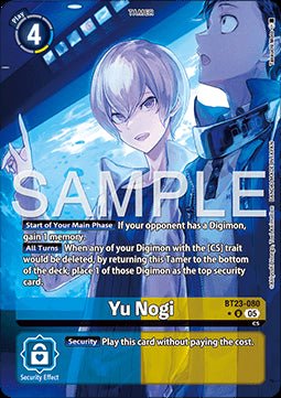 Yu Nogi (BT23 - 080) (V.2) - Hackers' Slumber (Alternative Art) [BT - 23 - 080] - El Duelista