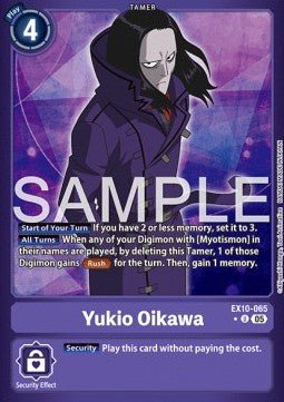 Yukio Oikawa (EX10 - 065) (V.2) - Sinister Order (Alternative Art) [065] - El Duelista