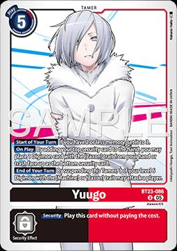 Yuugo (BT23 - 086) (V.1) - Hackers' Slumber (Uncommon) [BT - 23 - 086] - El Duelista