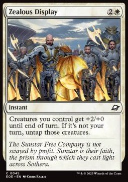 Zealous Display⁣ - Edge of Eternities⁣ (Common)⁣ [45] - El Duelista