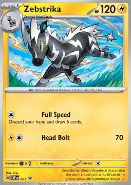 Zebstrika⁣ - SV Black Star Promos⁣ (Promo)⁣ [201] - El Duelista