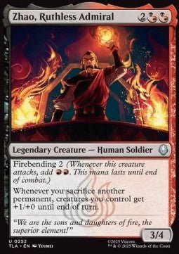 Zhao, Ruthless Admiral - Magic: The Gathering | Avatar: The Last Airbender (Uncommon) [TLA - 252] - El Duelista