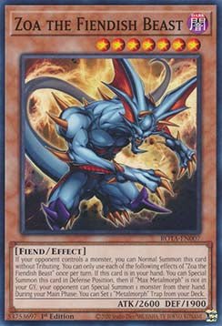 Zoa the Fiendish Beast⁣ - Rage of the Abyss⁣ (Common)⁣ [007] - El Duelista