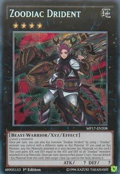 Zoodiac Drident - 2017 Mega - Tin Mega Pack (Secret Rare) [MP17 - 208] - El Duelista