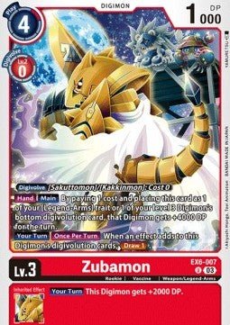 Zubamon (EX6 - 007)⁣ - Infernal Ascension⁣ (Uncommon)⁣ [007] - El Duelista