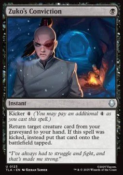 Zuko's Conviction - Magic: The Gathering | Avatar: The Last Airbender (Uncommon) [TLA - 123] - El Duelista
