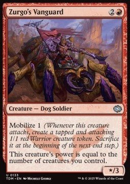Zurgo's Vanguard⁣ - Tarkir: Dragonstorm⁣ (Uncommon)⁣ [133] - El Duelista